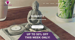 Desktop Screenshot of namasteheart.com